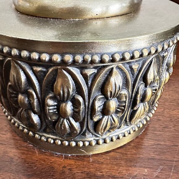 FREE SHIP Hollywood Regency TWO SET Vintage Lamp Crystal Glass Like Westfield - Picture 9 of 16